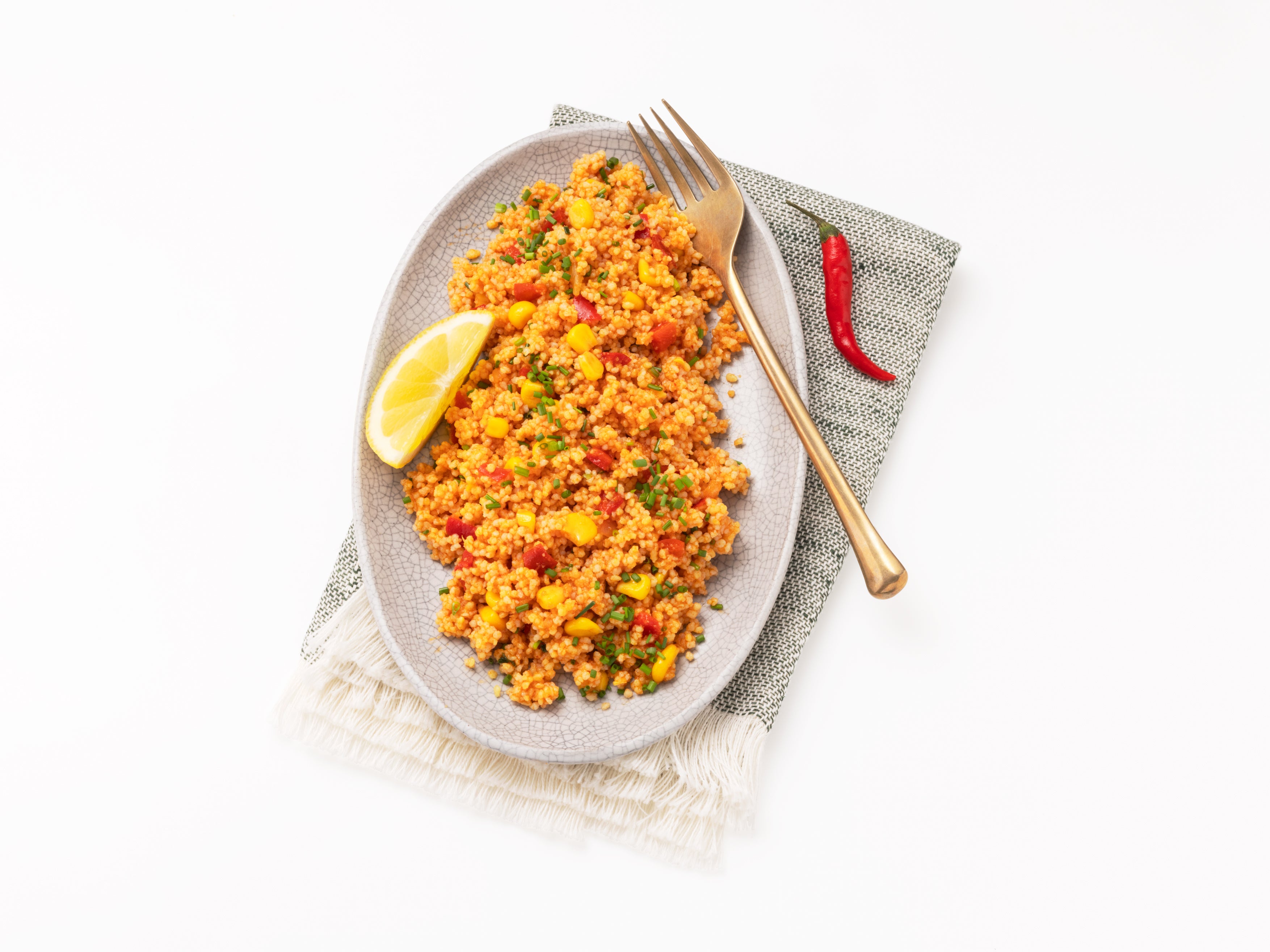 Pikanter Couscous-Salat