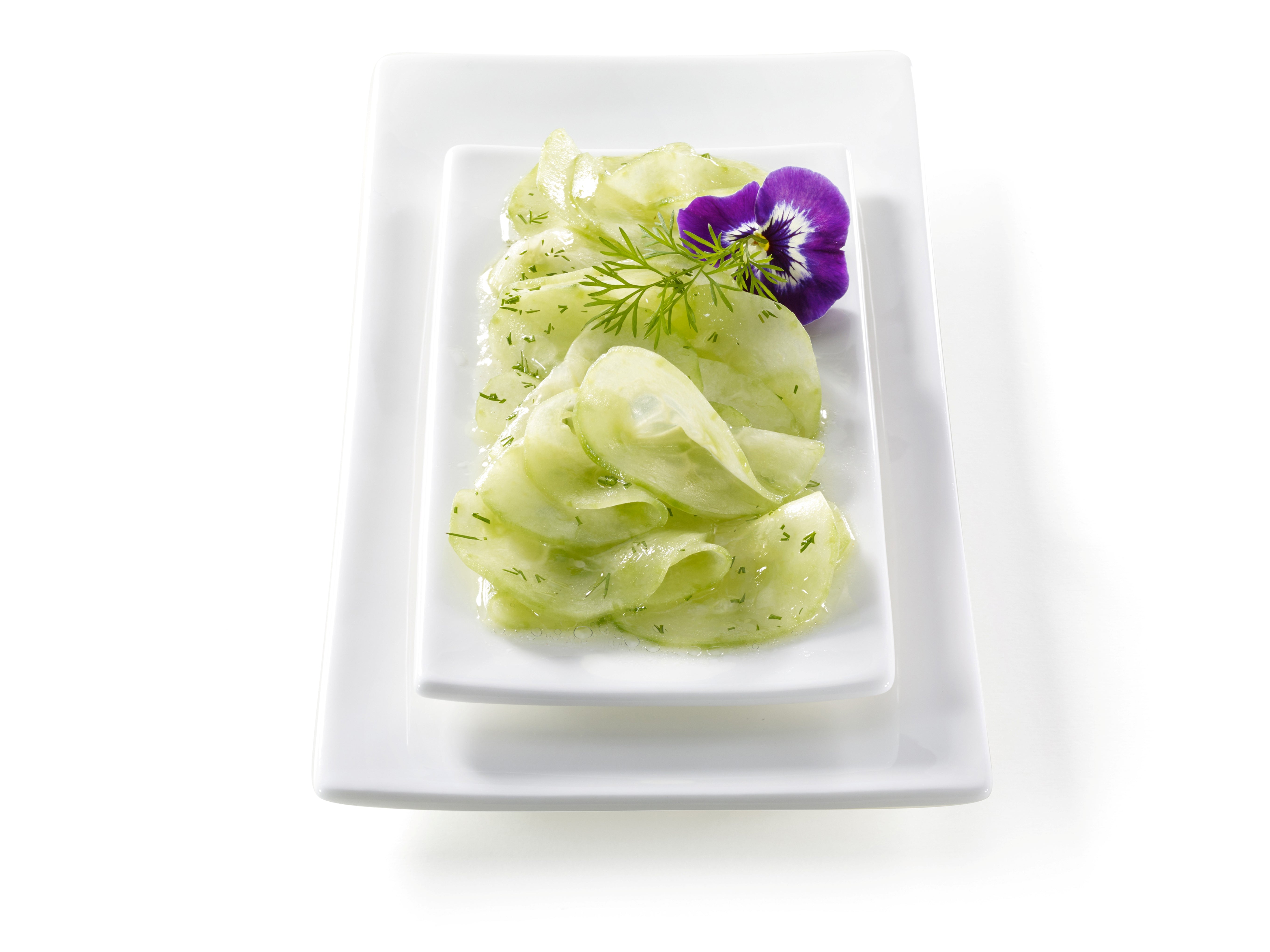 Gurkensalat in Vinaigrette