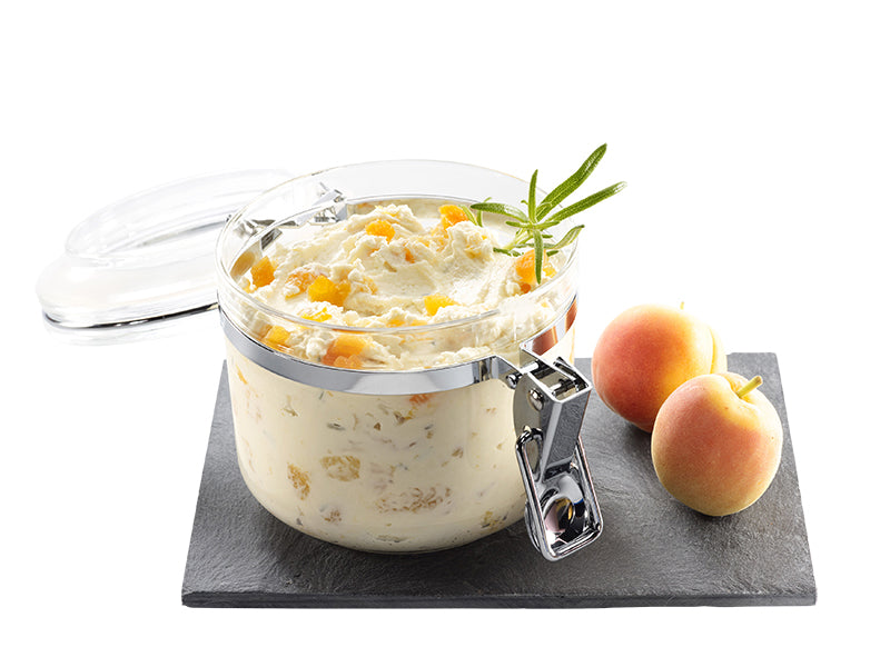 Aprikose-Rosmarin-Frischkäsezubereitung