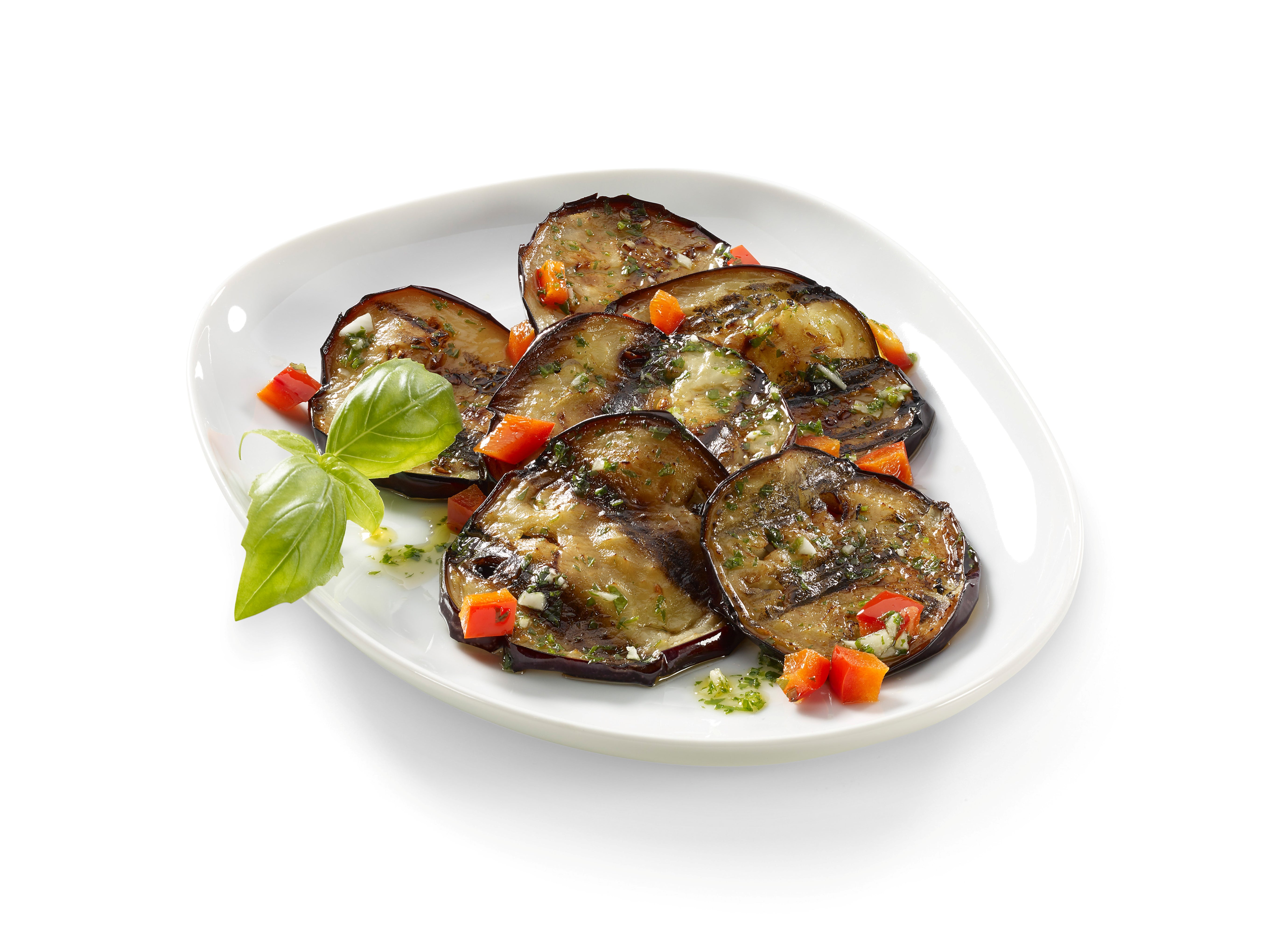 Gegrillte Auberginen