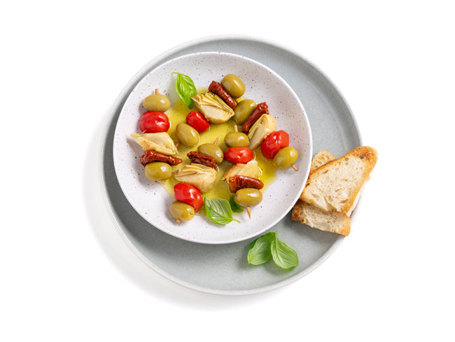 Antipastispieße à la Toscana