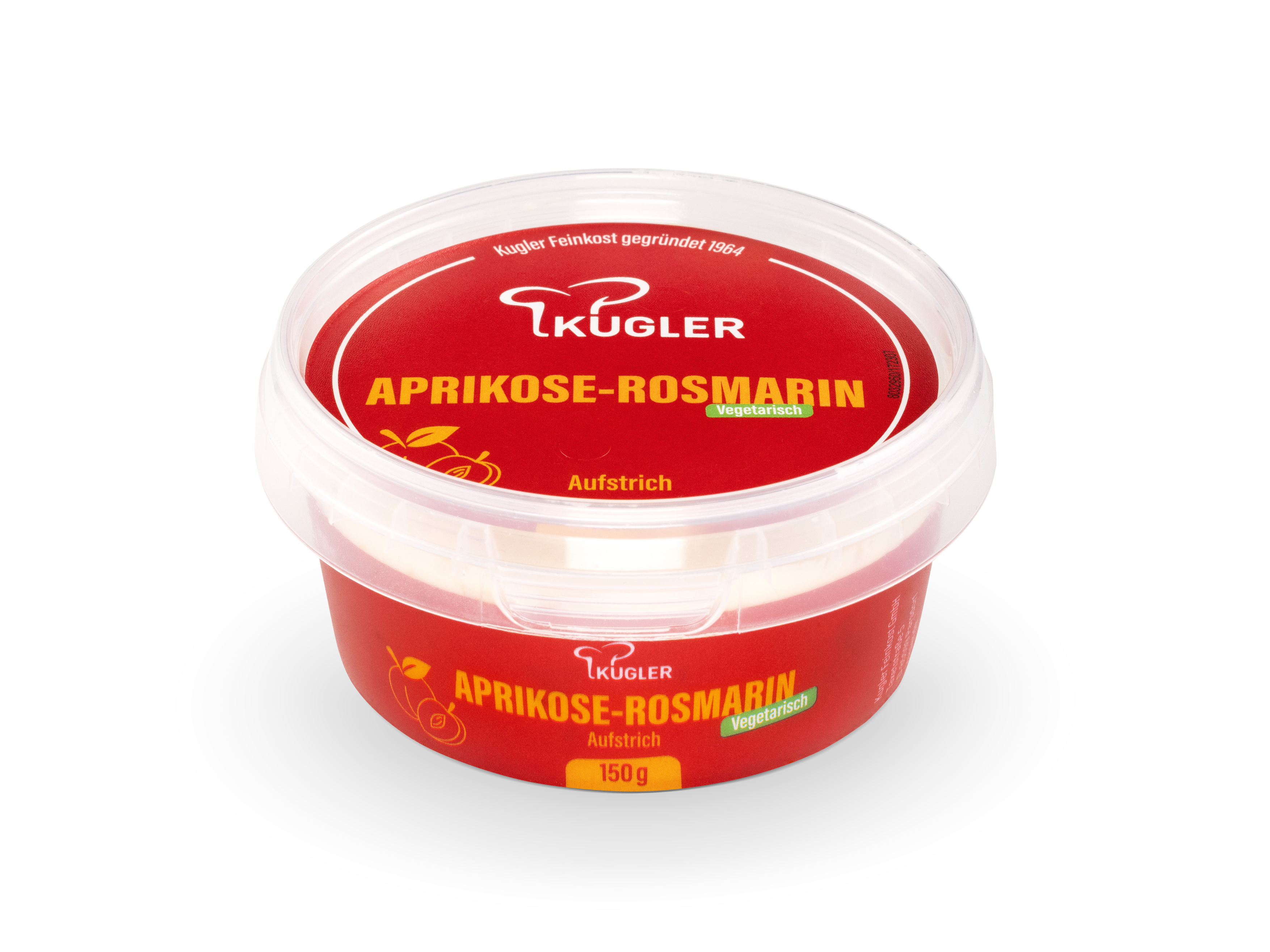 Aprikose-Rosmarin-Frischkäsezubereitung