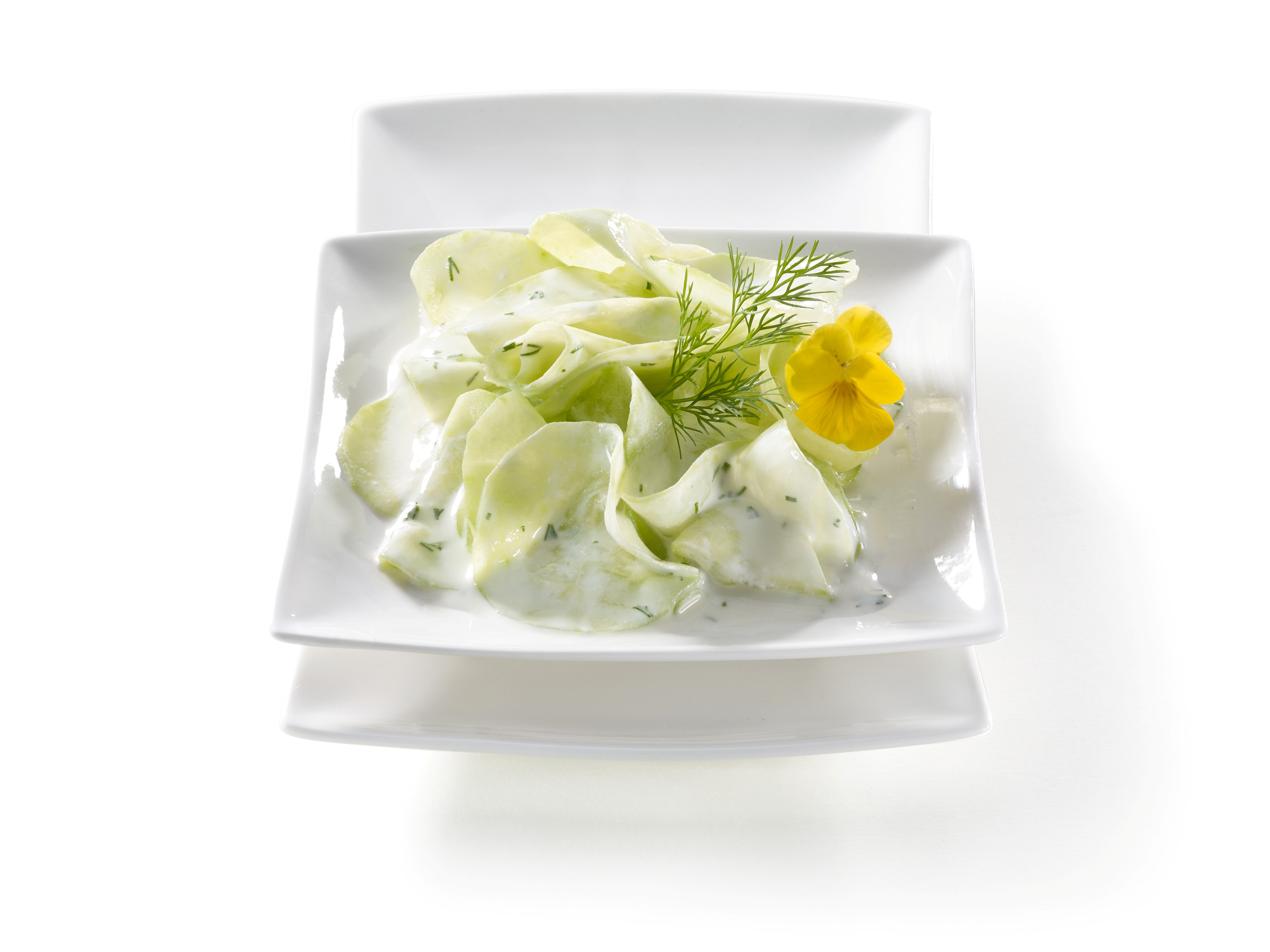 Gurkensalat in Dillrahm