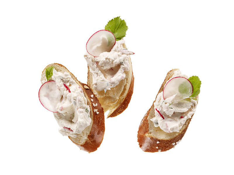 Radieserlfrischkäsezubereitung