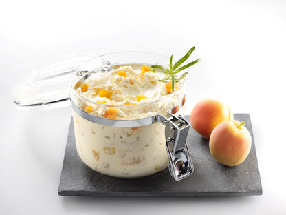 Aprikose-Rosmarin-Frischkäsezubereitung